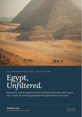 Egypt, Unfiltered — The Independent Field Guide by Joseph Louis, 2026–27 edition